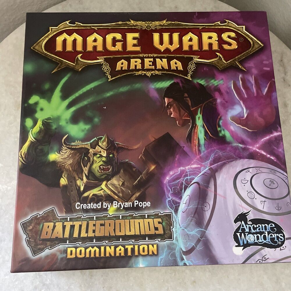 Mage Wars Arena Battlegrounds Domination Game - New